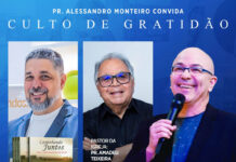 É nesta sexta: Alex Gonzaga com Novo Som no lançamento do Livro “Caminhando Juntos”, do Pr. Alessandro Monteiro, na Igreja do Nazareno de Mesquita